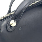 Pre-Owned by the way Flowerland 2WAY Handbag black Calfskin Silver FENDI
