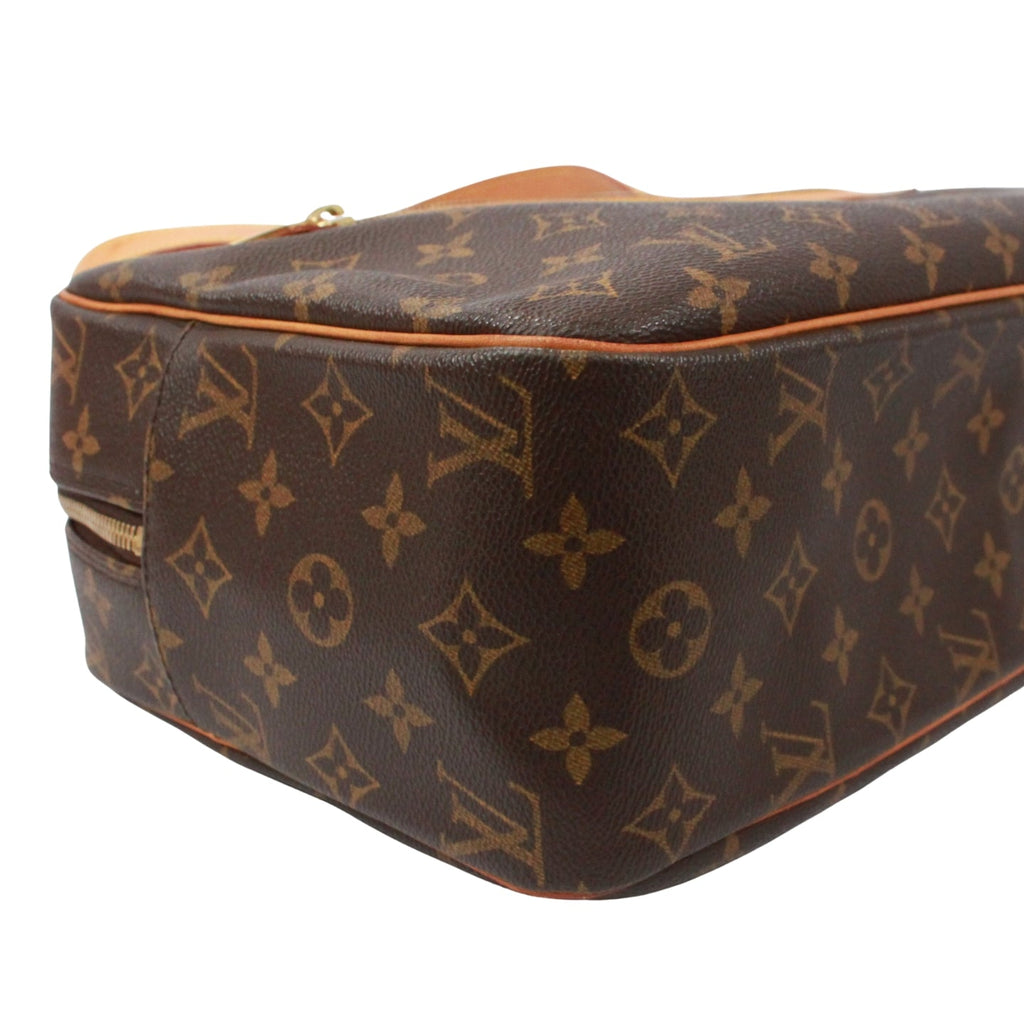 Pre-Owned Cite GM monogram Shoulder bag Brown Leather PVC Gold M51181 LOUIS VUITTON