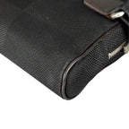 Pre-Owned acrobatics Damier jean Noir body bag black Leather nylon canvas Silver M93620 LOUIS VUITTON