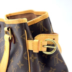 Pre-Owned Batignolles monogram Handbag Brown light brown Leather PVC Gold M51156 LOUIS VUITTON