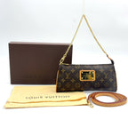 Pre-Owned Eva monogram Shoulder bag Brown Leather PVC Gold M95567 LOUIS VUITTON