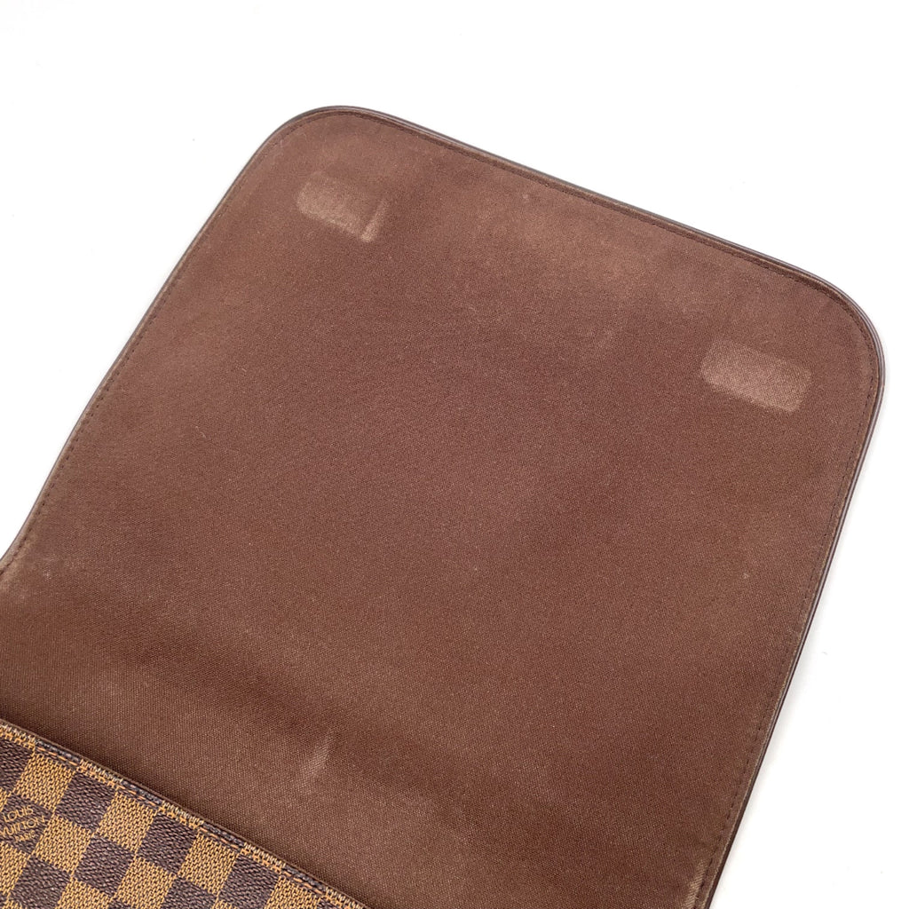 Pre-Owned Brooklyn MM Damier  ebene Shoulder bag Brown PVC Gold N51211 LOUIS VUITTON
