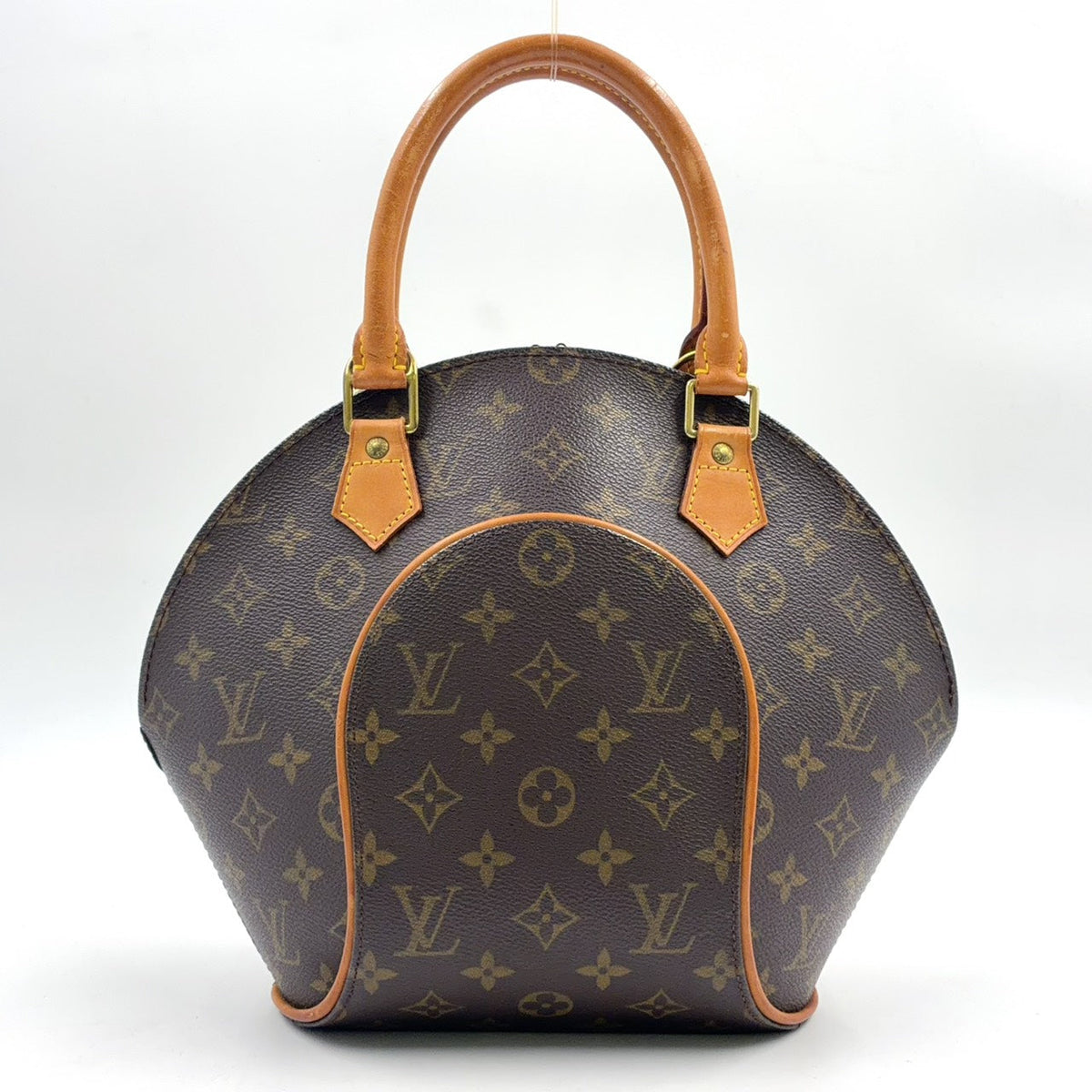 Pre-Owned Ellipse PM monogram Handbag Brown PVC Gold M51127 LOUIS VUITTON