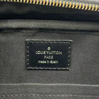 Pre-Owned Ambler Damier Graphite body bag black Leather Canvas PVC Silver N41289 LOUIS VUITTON