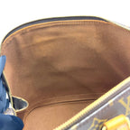 Pre-Owned Alma PM monogram Handbag Brown light brown Leather PVC Gold M51130 LOUIS VUITTON
