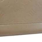 Pre-Owned Alma GM Handbag beige Patent leather Gold M91450 LOUIS VUITTON