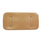 Pre-Owned Alma GM Handbag beige Patent leather Gold M91450 LOUIS VUITTON