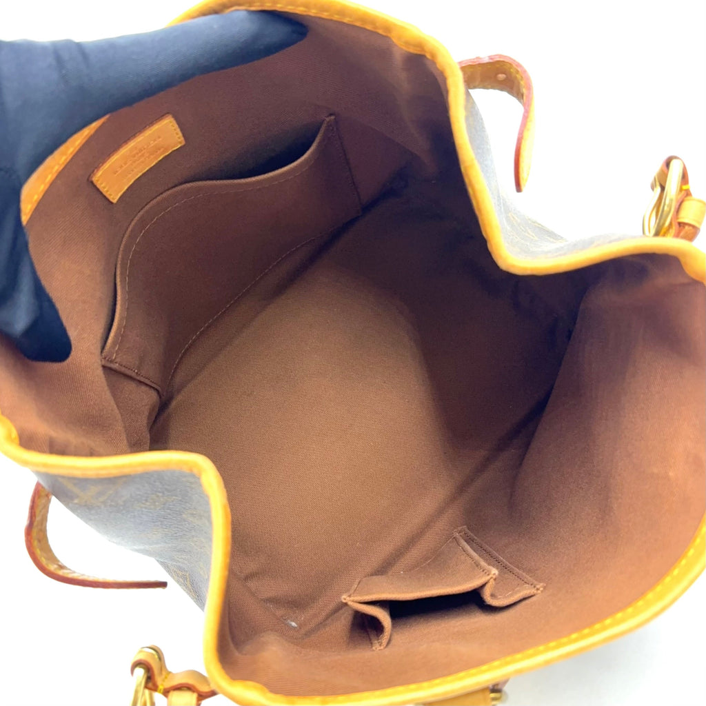 Pre-Owned Batignolles monogram Handbag Brown light brown Leather PVC Gold M51156 LOUIS VUITTON