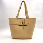 Pre-Owned Avi tote bag ivory Leather Gold Chloe