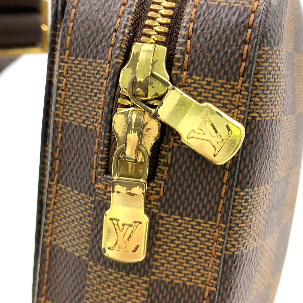 Pre-Owned Geronimos body bag Brown PVC Gold N51994 LOUIS VUITTON