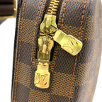 Pre-Owned Geronimos body bag Brown PVC Gold N51994 LOUIS VUITTON