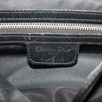 Pre-Owned Canage charming rock Handbag black Nylon Silver Christian Dior