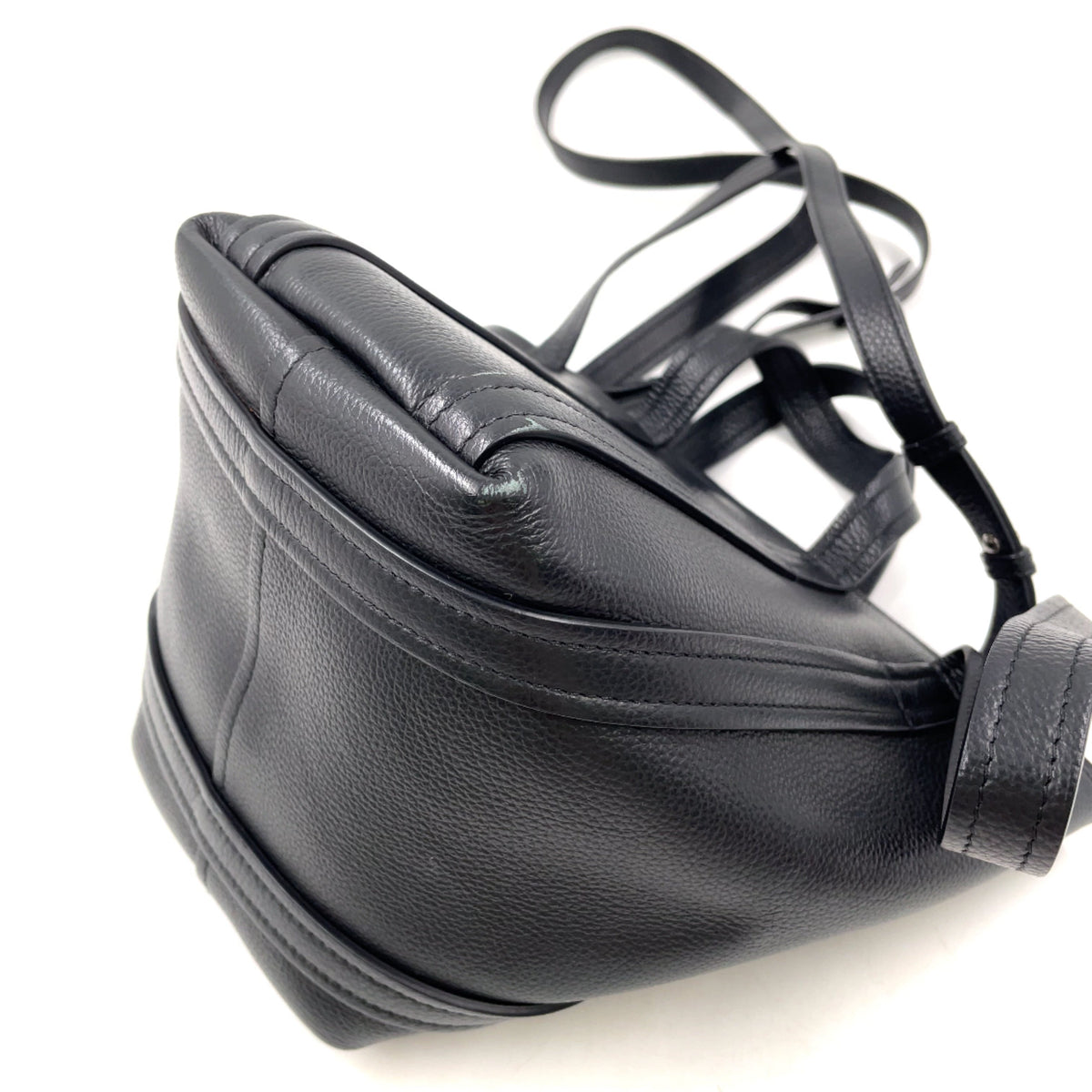 Pre-Owned Everyday Shoulder bag Handbag black Leather Silver BALENCIAGA
