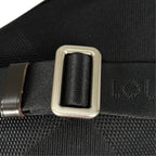 Pre-Owned acrobatics Damier jean Noir body bag black Leather nylon canvas Silver M93620 LOUIS VUITTON