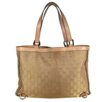 Pre-Owned Abby tote bag gold pink beige Canvas Gold 170004 GUCCI