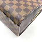 Pre-Owned Brera Damier  ebene Handbag Brown Leather PVC Gold N51150 LOUIS VUITTON