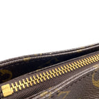 Pre-Owned Cabas Piano monogram tote bag Brown Leather PVC Gold M51148 LOUIS VUITTON