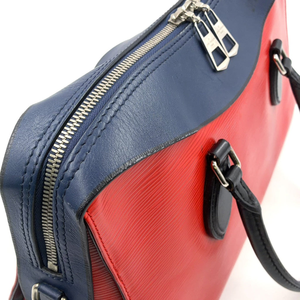 Pre-Owned Epi Tuileries Tote Handbag Navy Red Leather Silver M53544 LOUIS VUITTON