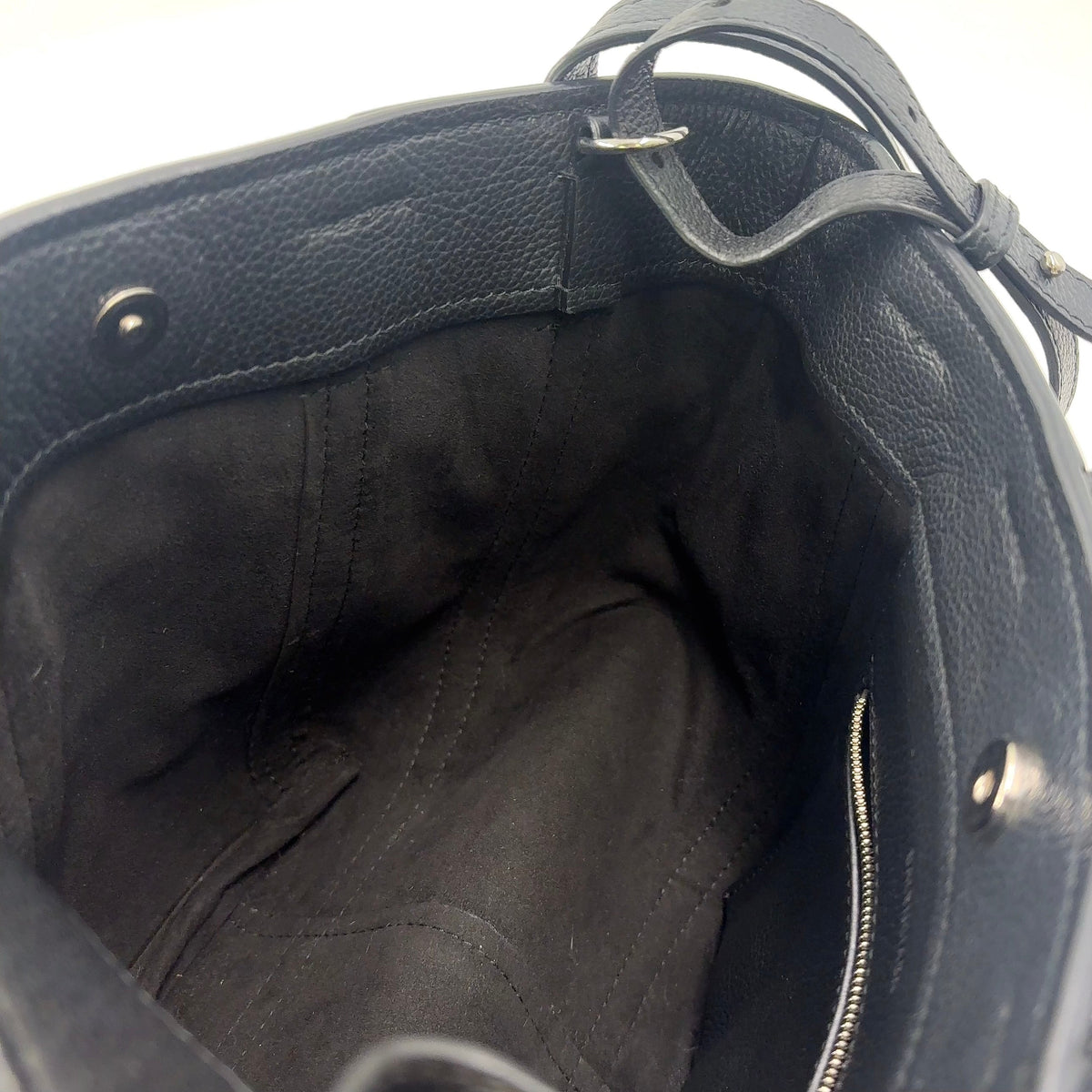Pre-Owned Everyday Shoulder bag Handbag black Leather Silver BALENCIAGA