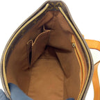 Pre-Owned Cabas Piano monogram tote bag Brown light brown Leather PVC Gold M51148 LOUIS VUITTON