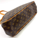 Pre-Owned Batignolles Horizontal monogram tote bag Brown light brown Leather PVC Gold M51154 LOUIS VUITTON