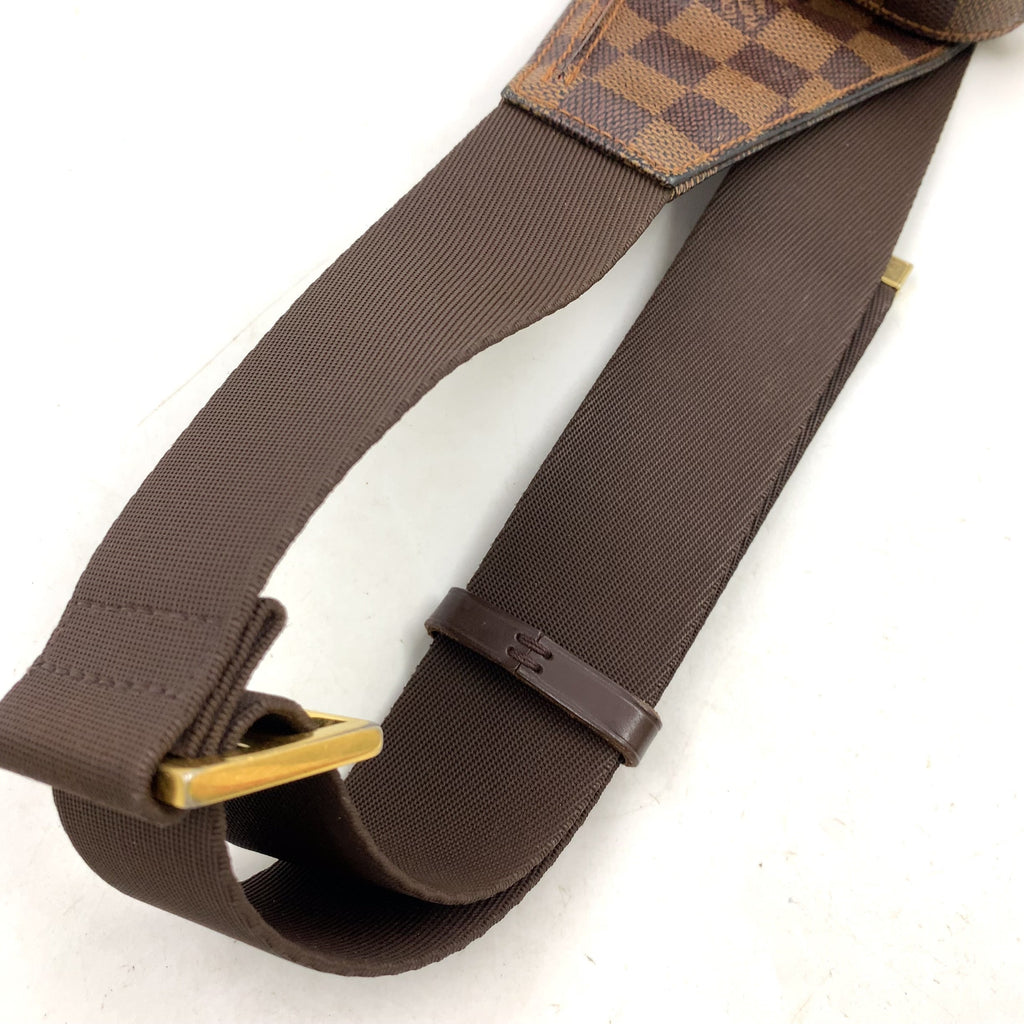 Pre-Owned Geronimos body bag Brown PVC Gold N51994 LOUIS VUITTON
