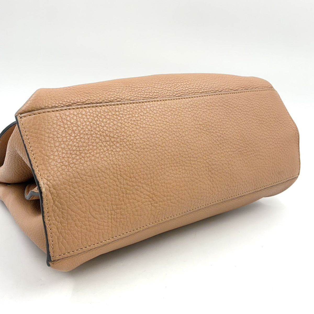 Pre-Owned Bamboo Daily Shoulder bag Handbag beige Leather Silver 370830 GUCCI