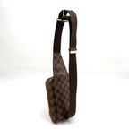Pre-Owned Geronimos body bag Brown PVC Gold N51994 LOUIS VUITTON