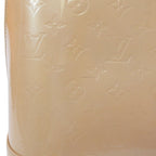 Pre-Owned Alma GM Handbag beige Patent leather Gold M91450 LOUIS VUITTON
