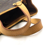 Pre-Owned Batignolles monogram Handbag Brown Leather PVC Gold M51156 LOUIS VUITTON