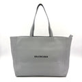 Pre-Owned Everyday tote bag Light gray Leather Silver BALENCIAGA
