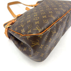 Pre-Owned Batignolles Horizontal monogram tote bag Brown Leather PVC Gold M51154 LOUIS VUITTON